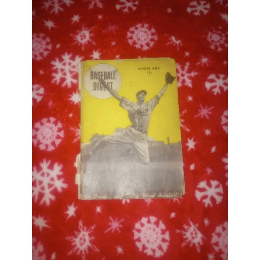 Baseball Digest 1944‎ Winter Volume 3-No 9 Magazine  Vintage Read